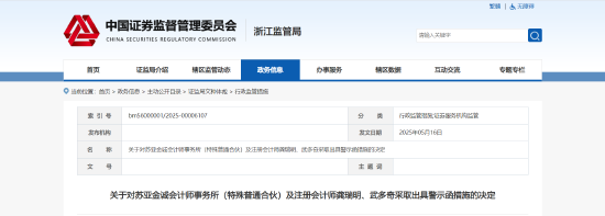 可靠配资平台 事涉爱康科技审计违规！苏亚金诚会计师事务所及相关责任人被出具警示函